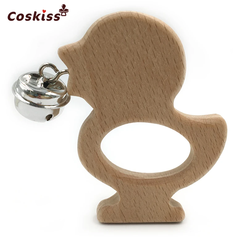 Baby Teether Bells Beech Wooden Duck Natural Handmade Wooden Teether DIY Eco-Friendly Safe Newborns Enlightenment Toys
Baby Teether Bells Beech Wooden Duck Natural Handmade Wooden Teether DIY Eco-Friendly Safe Newborns Enlightenment Toys