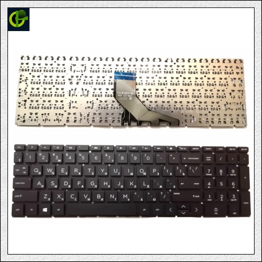 

Russian keyboard for HP Pavilion 15-DA 15-DB 15-DF 15-CN 15-CW 15-CR 15-CS TPN-C135 17-BY TPN-C136 250 G7 / 255 G7 / 256 G7 RU