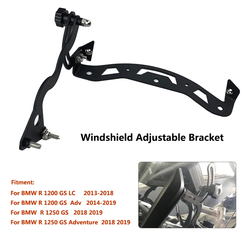 R1200GS Windscreen Bracket Mount For BMW R1200 GS LC Adventure 14-18 / R1250 GS Adventure 18-19 Adjustable Windscreen Holder
R1200GS Windscreen Bracket Mount For BMW R1200 GS LC Adventure 14-18 / R1250 GS Adventure 18-19 Adjustable Windscreen Holder