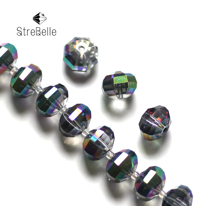 StreBelle AAA New Gridding Roudelle Beads glass jewelry DIY Bead 4x6mm 6x8mm 8x10mm
StreBelle AAA New Gridding Roudelle Beads glass jewelry DIY Bead 4x6mm 6x8mm 8x10mm