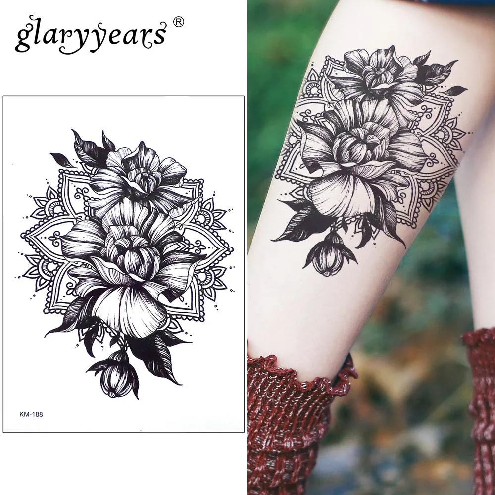 Временная тату-наклейка Glaryyears 15*21 см искусственная татуировка с разбухающим