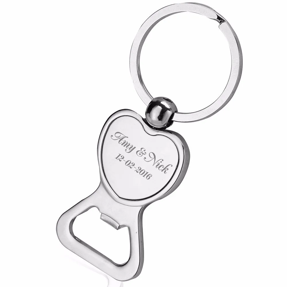 Heart Shape Bottle Opener Keychain Keyring Personalized Wedding Favor Souvenir Bride & Groom Personalized Wedding Gift
Heart Shape Bottle Opener Keychain Keyring Personalized Wedding Favor Souvenir Bride & Groom Personalized Wedding Gift