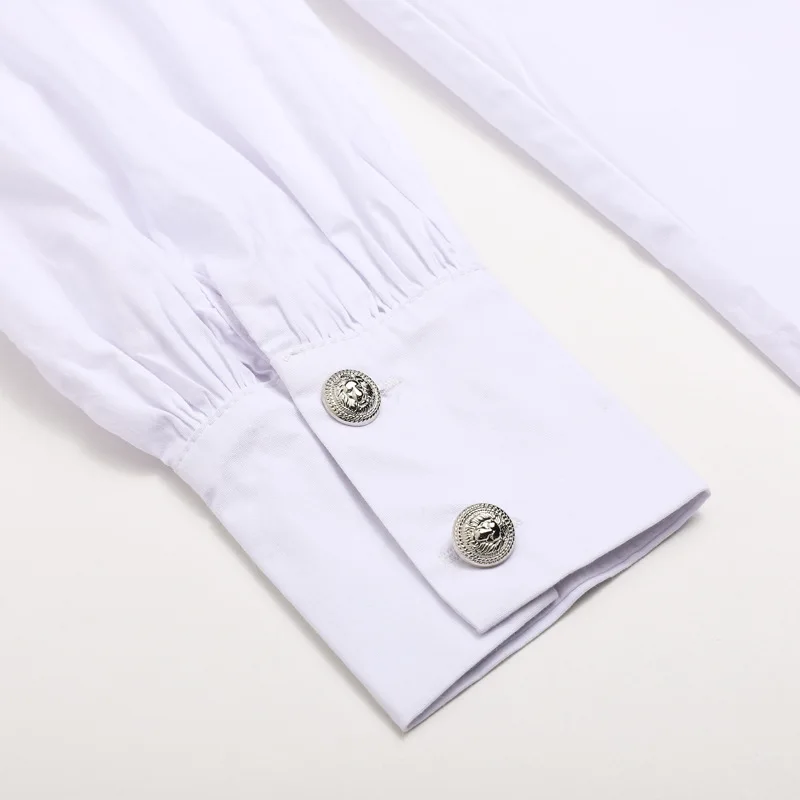 New summer fashions temperament lapel bow tie long sleeved shirt women's loose fitting pure color bottoming coat.
New summer fashions temperament lapel bow tie long sleeved shirt women's loose fitting pure color bottoming coat.