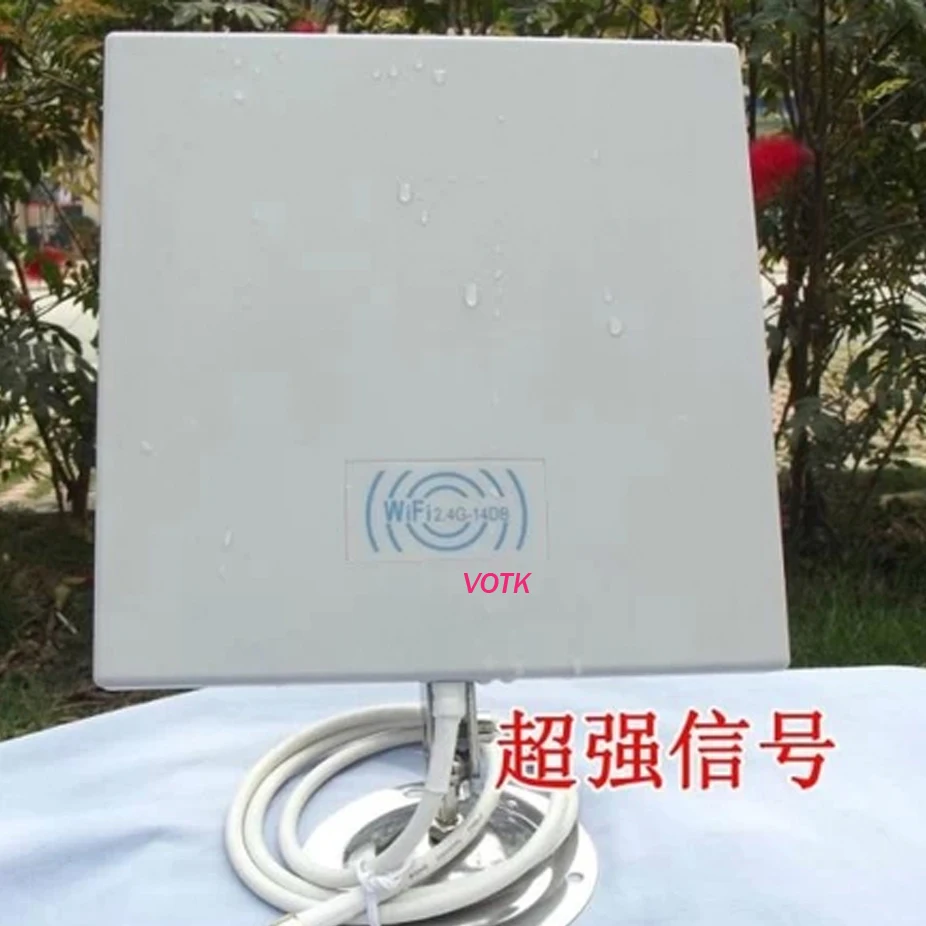 2.4G MHZ Wifi Outdoor Panel Antenna with 75cm Cable 14dB Panel Antenna for Wireless WiFi WLAN Signal Booster
2.4G MHZ Wifi Outdoor Panel Antenna with 75cm Cable 14dB Panel Antenna for Wireless WiFi WLAN Signal Booster
