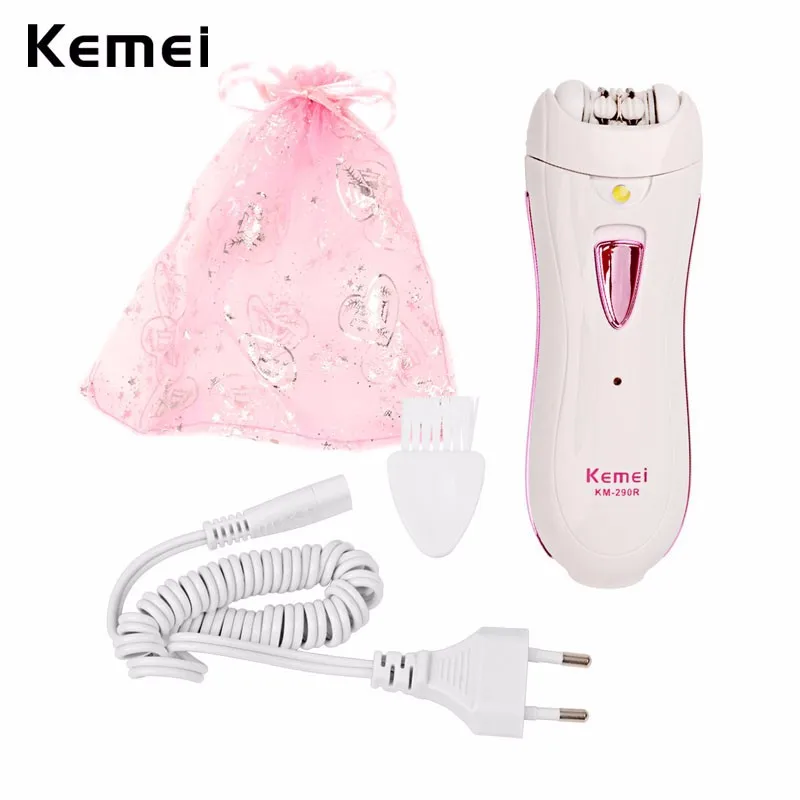 Kemei Women Epilator Hair Remover Mini Rechargeable Professional Electric Female Depilatory Use For Full Body Travel Essentials
Kemei Women Epilator Hair Remover Mini Rechargeable Professional Electric Female Depilatory Use For Full Body Travel Essentials