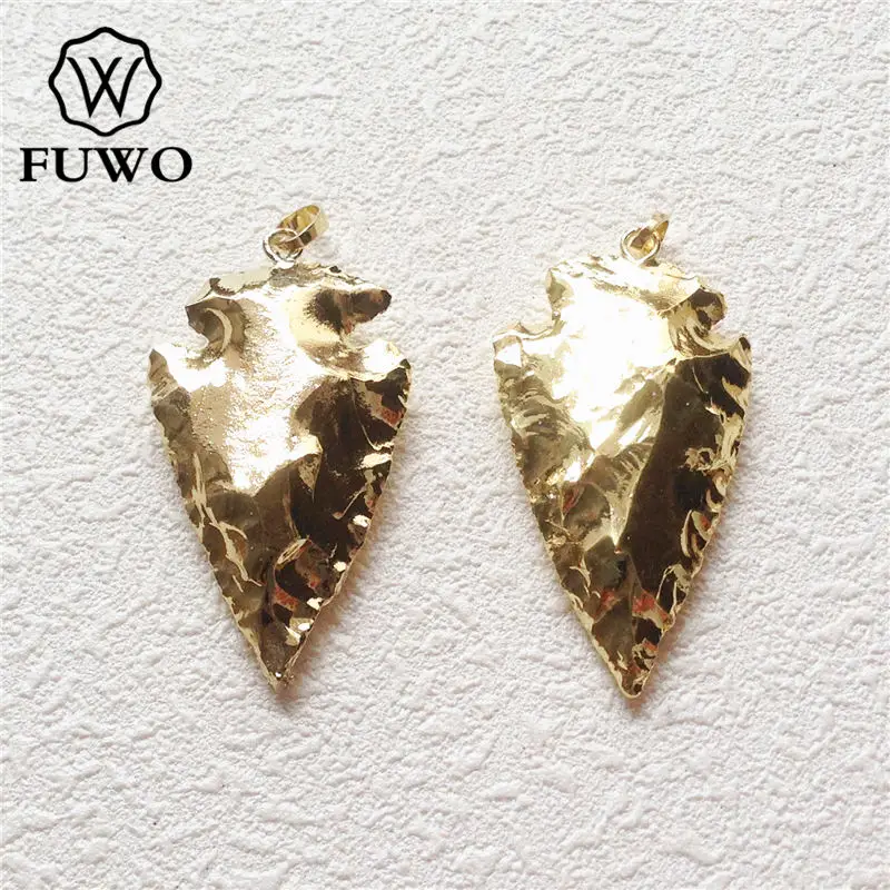 FUWO Carved Gold Dipped Arrow Shape Pendant,Fade Resistant Jewelry Accessories For Necklace/Earrings Making 5Pce/Lot PD163
FUWO Carved Gold Dipped Arrow Shape Pendant,Fade Resistant Jewelry Accessories For Necklace/Earrings Making 5Pce/Lot PD163