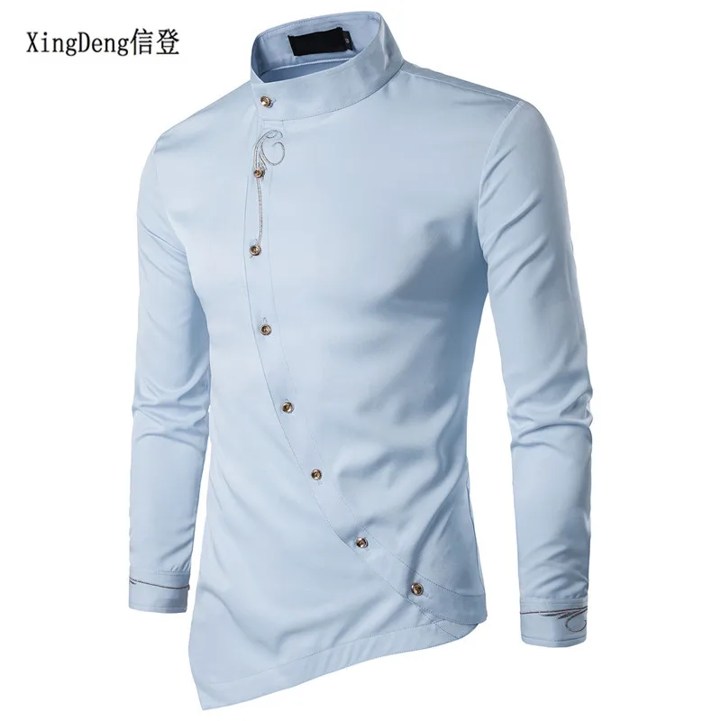 XingDeng Men Cotton comfortable Slim Fit Designer Shirts Casual Male Long Sleeve Casual Shirt Personality Irregular Men Casual
XingDeng Men Cotton comfortable Slim Fit Designer Shirts Casual Male Long Sleeve Casual Shirt Personality Irregular Men Casual