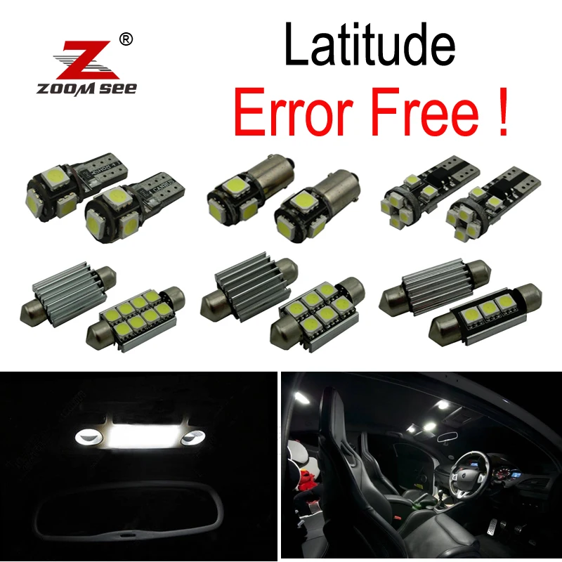 21 шт. x 100% canbus без ошибок Автомобильные светодиодные лампы для чтения купольная карта для багажника комплект для Renault Latitude (2011-2017)
21 шт. x 100% canbus без ошибок Автомобильные светодиодные лампы для чтения купольная карта для багажника комплект для Renault Latitude (2011-2017)