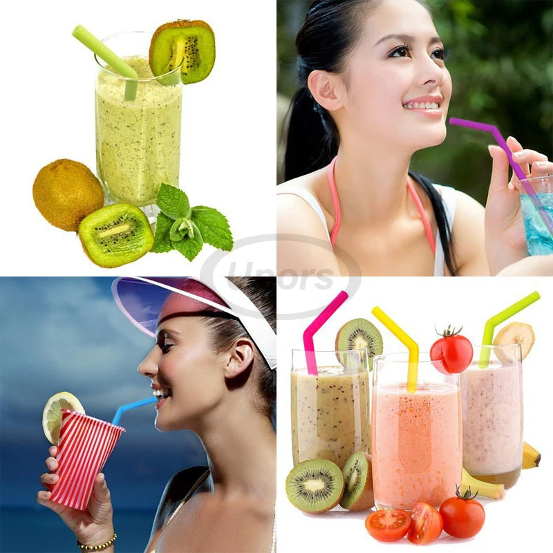 UPORS 6Pcs/Set Reusable Silicone Drinking Straws with 2 Cleaning Brush BPA Free Rough/Fine Flexible Straws for 20/30 oz Tumblers
UPORS 6Pcs/Set Reusable Silicone Drinking Straws with 2 Cleaning Brush BPA Free Rough/Fine Flexible Straws for 20/30 oz Tumblers