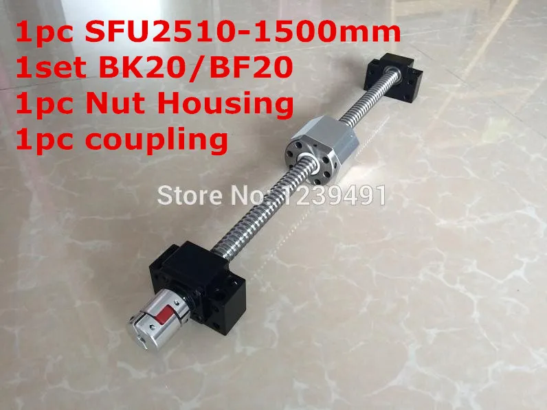 SFU2510- 1500 мм шариковый винт с Ballnut + BK20/ BF20 Поддержка + 2510 шариковая гайка Корпус + 17 мм * 14 мм Соединительная муфта для CNC частей
SFU2510- 1500 мм шариковый винт с Ballnut + BK20/ BF20 Поддержка + 2510 шариковая гайка Корпус + 17 мм * 14 мм Соединительная муфта для CNC частей