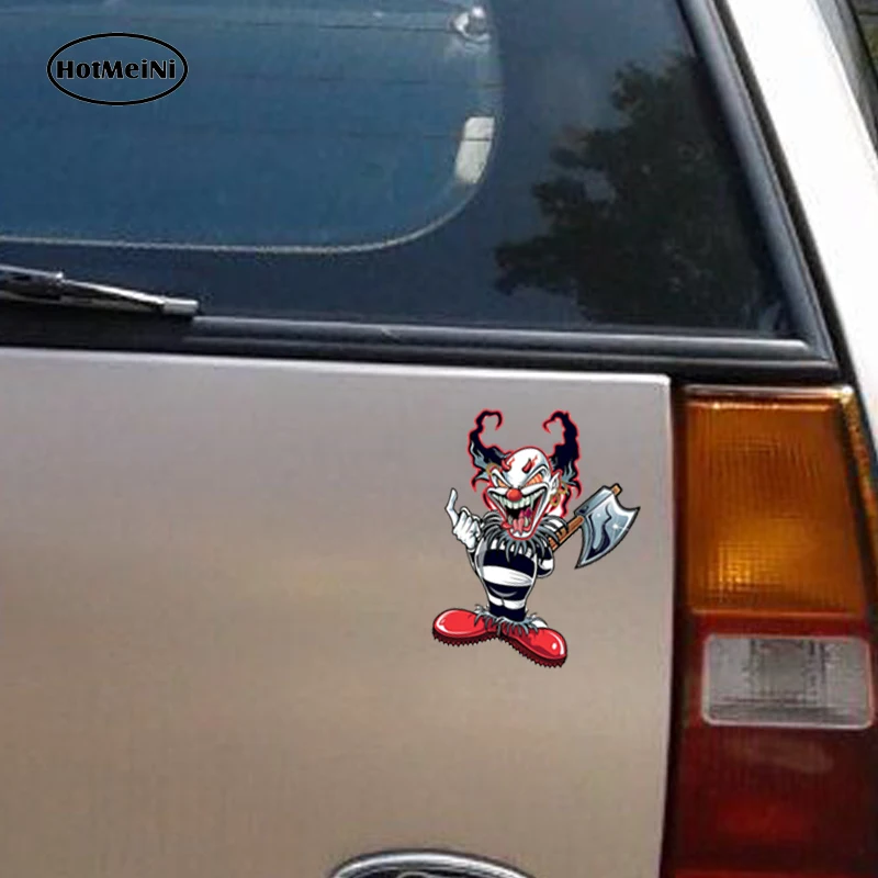HotMeiNi зло клоун виниловая наклейка бампер окна автомобиля стикер автомобильные