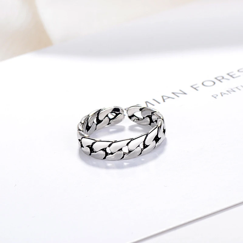 MEYRROYU 925 Sterling Silver European and American Style Simple Fashion Woven Open Ring Men and Women Jewelry Wholesale
MEYRROYU 925 Sterling Silver European and American Style Simple Fashion Woven Open Ring Men and Women Jewelry Wholesale