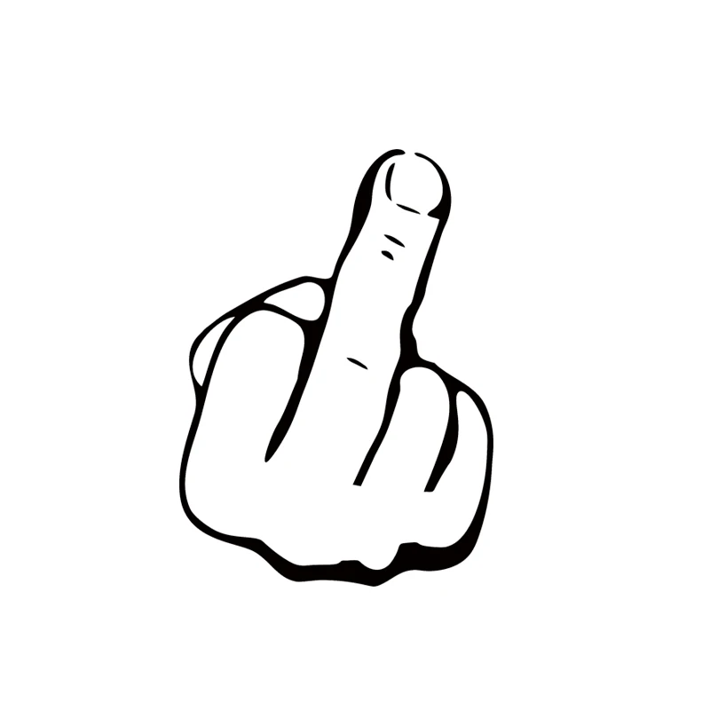 Hot Sale Car Stying Middle Finger Vinyl Decal Sticker Car Creative Stickers Car Decorative Jdm
Hot Sale Car Stying Middle Finger Vinyl Decal Sticker Car Creative Stickers Car Decorative Jdm