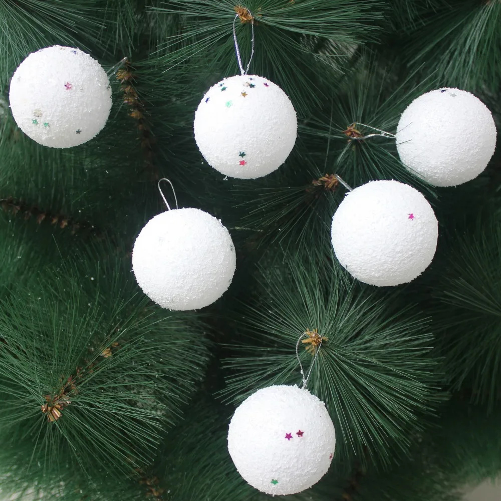 7cm 30PCS snow white foam ball Christmas tree wreath decoration Xmas hanging drop
7cm 30PCS snow white foam ball Christmas tree wreath decoration Xmas hanging drop