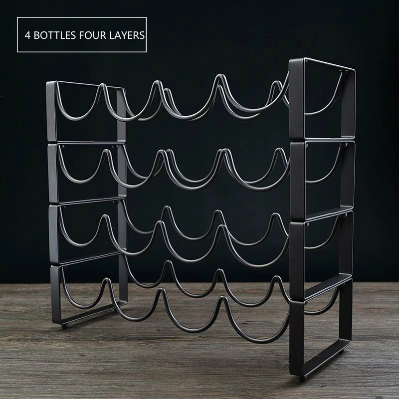 Metal Four Tier Iron Wine Rack Wine Holder Assemble Iron Wine Rack Wine Iron Frame
Metal Four Tier Iron Wine Rack Wine Holder Assemble Iron Wine Rack Wine Iron Frame