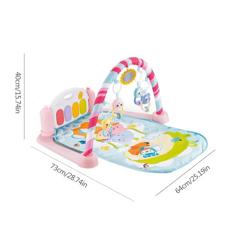 Baby Gym Frame Fitness Play Mat Game Pad Kick Play Piano with Pedals Children Music Crawling Playing Carpet Early Education Toys
Baby Gym Frame Fitness Play Mat Game Pad Kick Play Piano with Pedals Children Music Crawling Playing Carpet Early Education Toys