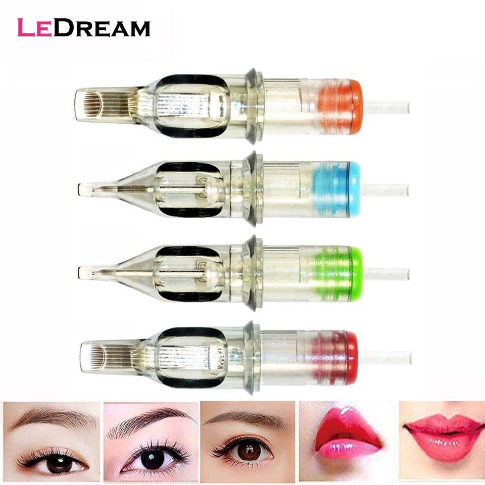 40pcs Disposable Colorful Tattoo Cartridges Needles Round Liner RS For Tattoo Rotary Pen Sterilized Permanent Lip Eyebrow Makeup
40pcs Disposable Colorful Tattoo Cartridges Needles Round Liner RS For Tattoo Rotary Pen Sterilized Permanent Lip Eyebrow Makeup