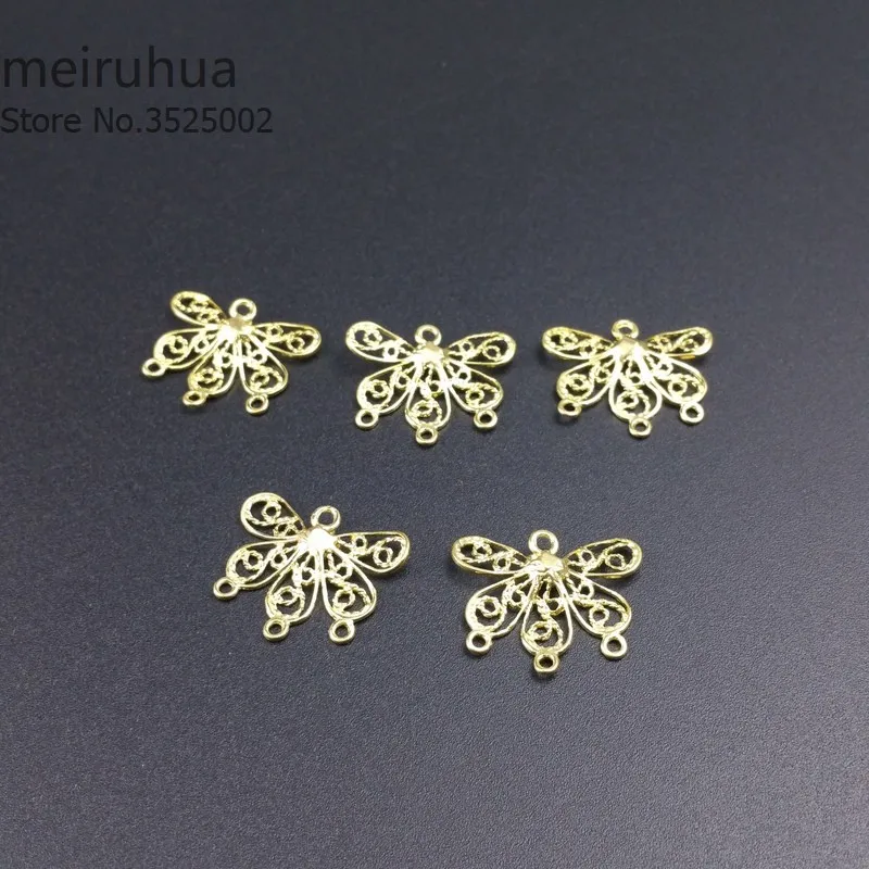 6pcs/lot 20*22mm brass Filigree butterfly Cast copper earring accessories Jewelry DIY Components
6pcs/lot 20*22mm brass Filigree butterfly Cast copper earring accessories Jewelry DIY Components