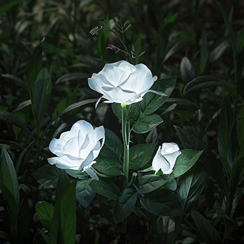 Solar Outdoor Rose Flower LED Lights for Wedding Light New Year Party Decoration
Solar Outdoor Rose Flower LED Lights for Wedding Light New Year Party Decoration