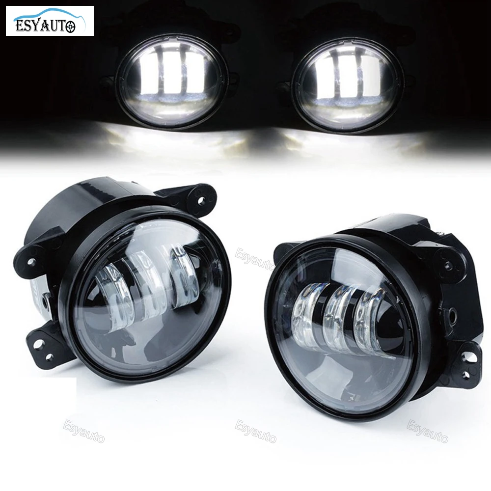 Fog lights 4 in. Projector LED Auxiliary Fog Lamps 4'' inch 30W LED Car Light For Jeep Wrangler TJ (2 Pcs/Set)
Fog lights 4 in. Projector LED Auxiliary Fog Lamps 4'' inch 30W LED Car Light For Jeep Wrangler TJ (2 Pcs/Set)