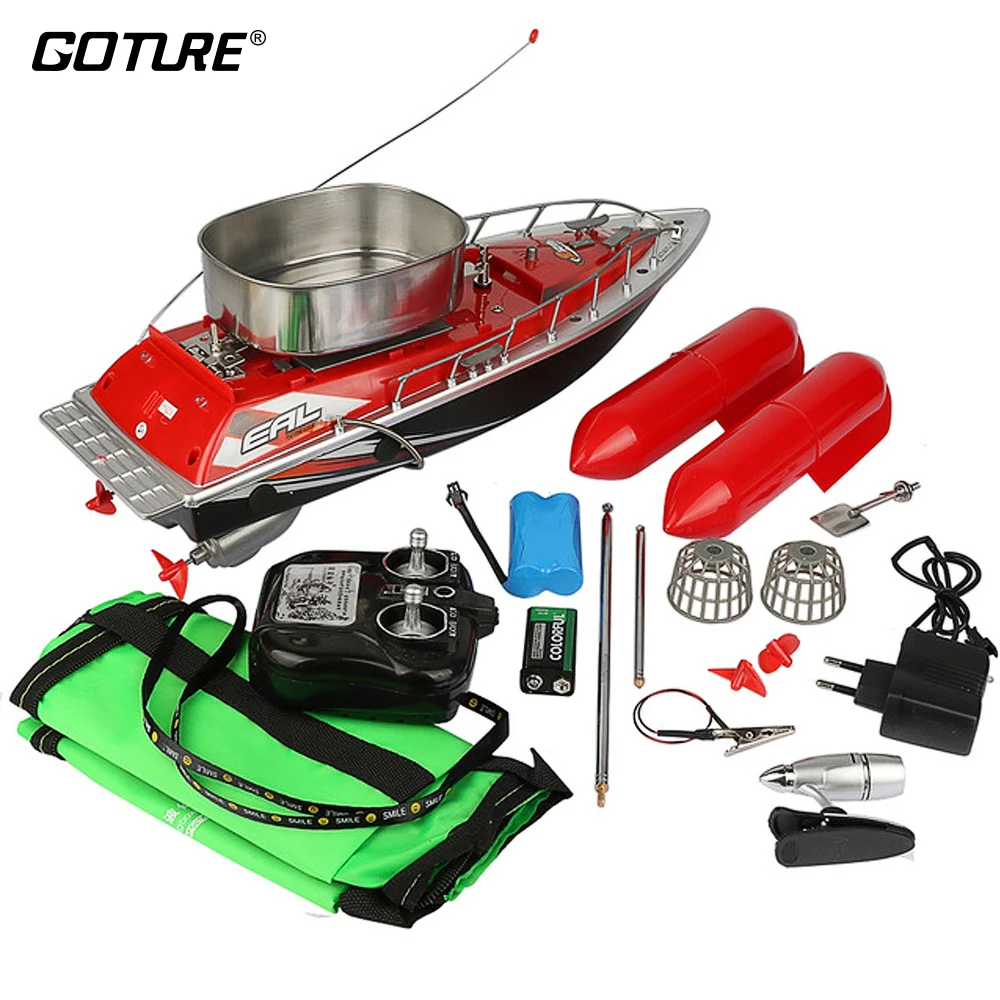 Goture Mini RC Bait Fishing Boat 200M Remote Control Fish Finder Boat Fishing Lure Boat 5/8 Hours Accessories
Goture Mini RC Bait Fishing Boat 200M Remote Control Fish Finder Boat Fishing Lure Boat 5/8 Hours Accessories
