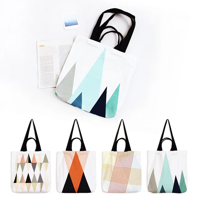 YILE Cotton Canvas 4-stap Shoulder Bag Eco Shopping Tote Print both Side Geometry GK04
YILE Cotton Canvas 4-stap Shoulder Bag Eco Shopping Tote Print both Side Geometry GK04