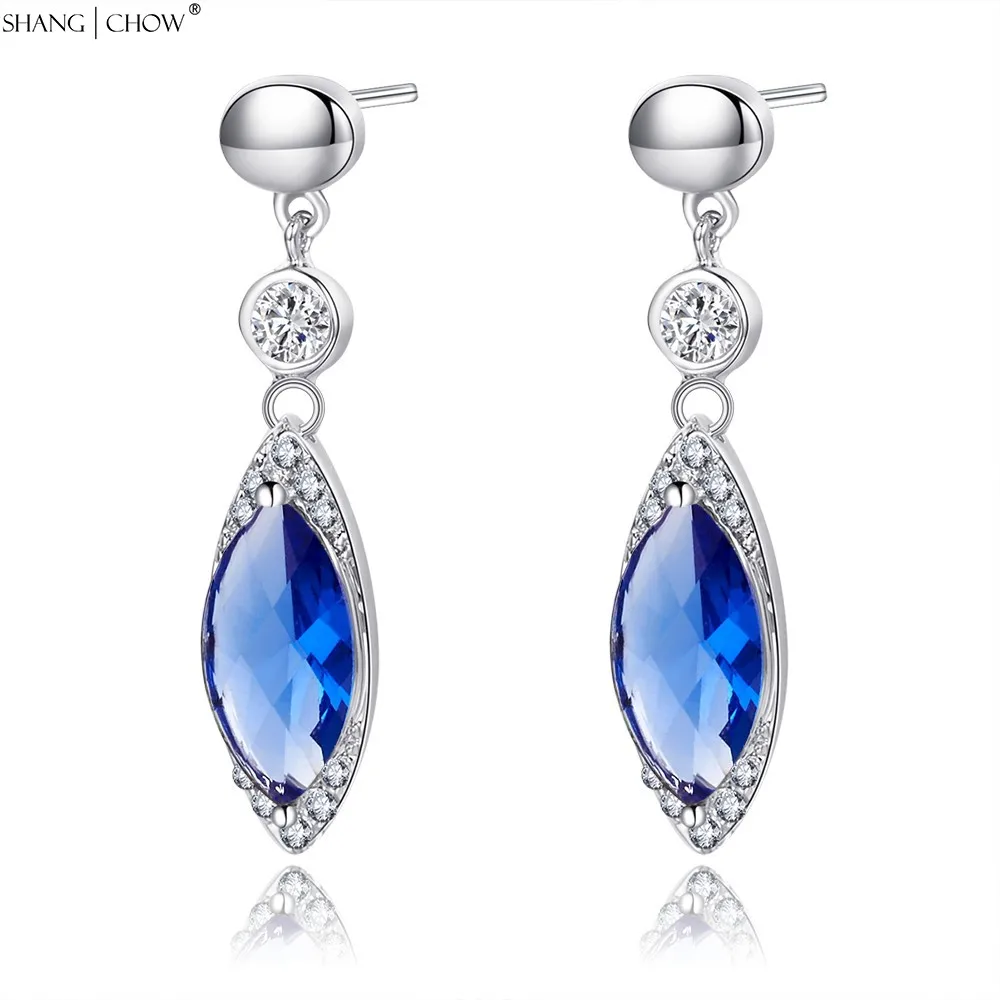 New Fashion Jewelry Blue Quartz stone 925 Solid Silver Dangle Earrings for unusual women E0440
New Fashion Jewelry Blue Quartz stone 925 Solid Silver Dangle Earrings for unusual women E0440