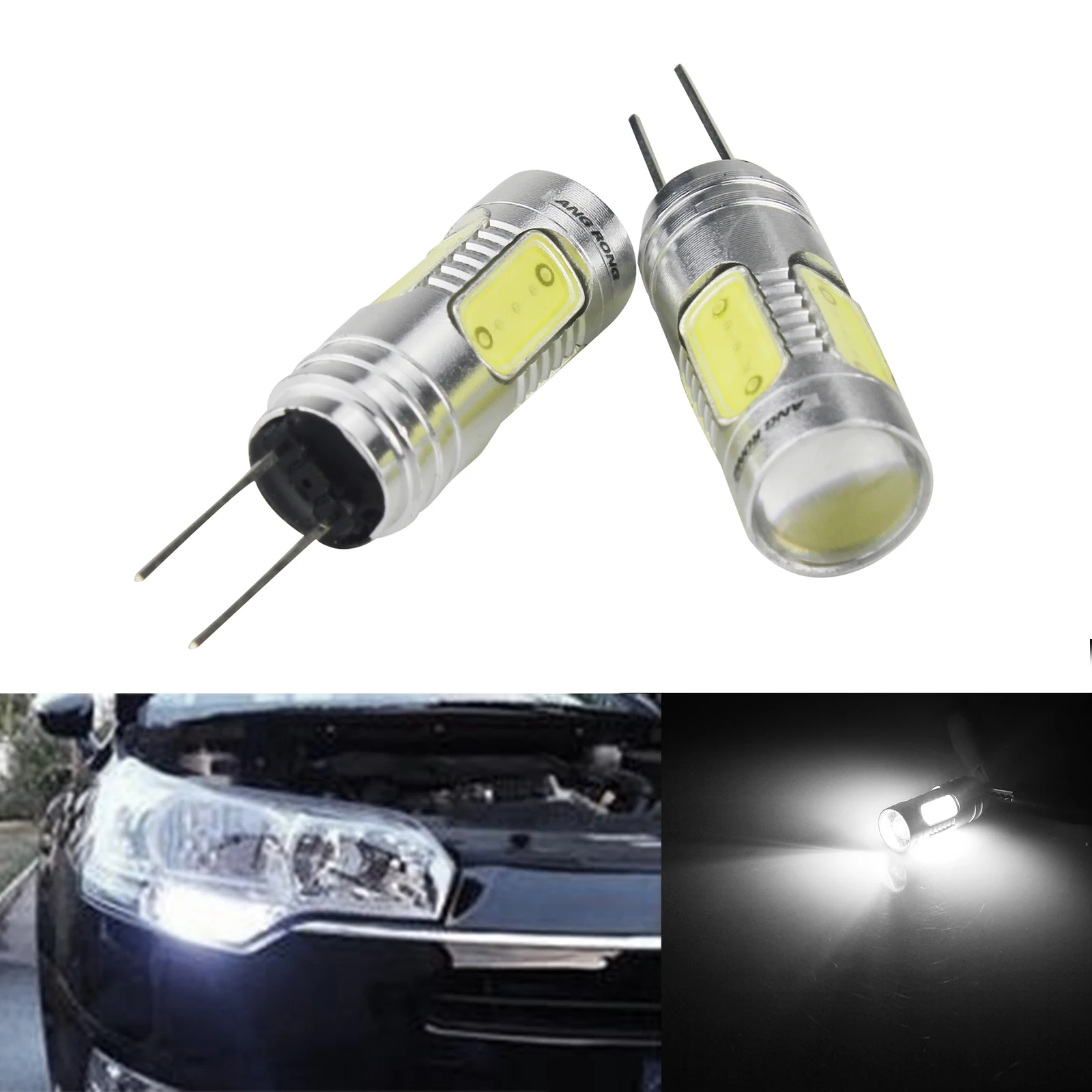 ANGRONG 2X HP24W G4 7.5W COB LED Daytime Running Light DRL Bulbs Canbus For Citron Peugeot
ANGRONG 2X HP24W G4 7.5W COB LED Daytime Running Light DRL Bulbs Canbus For Citron Peugeot