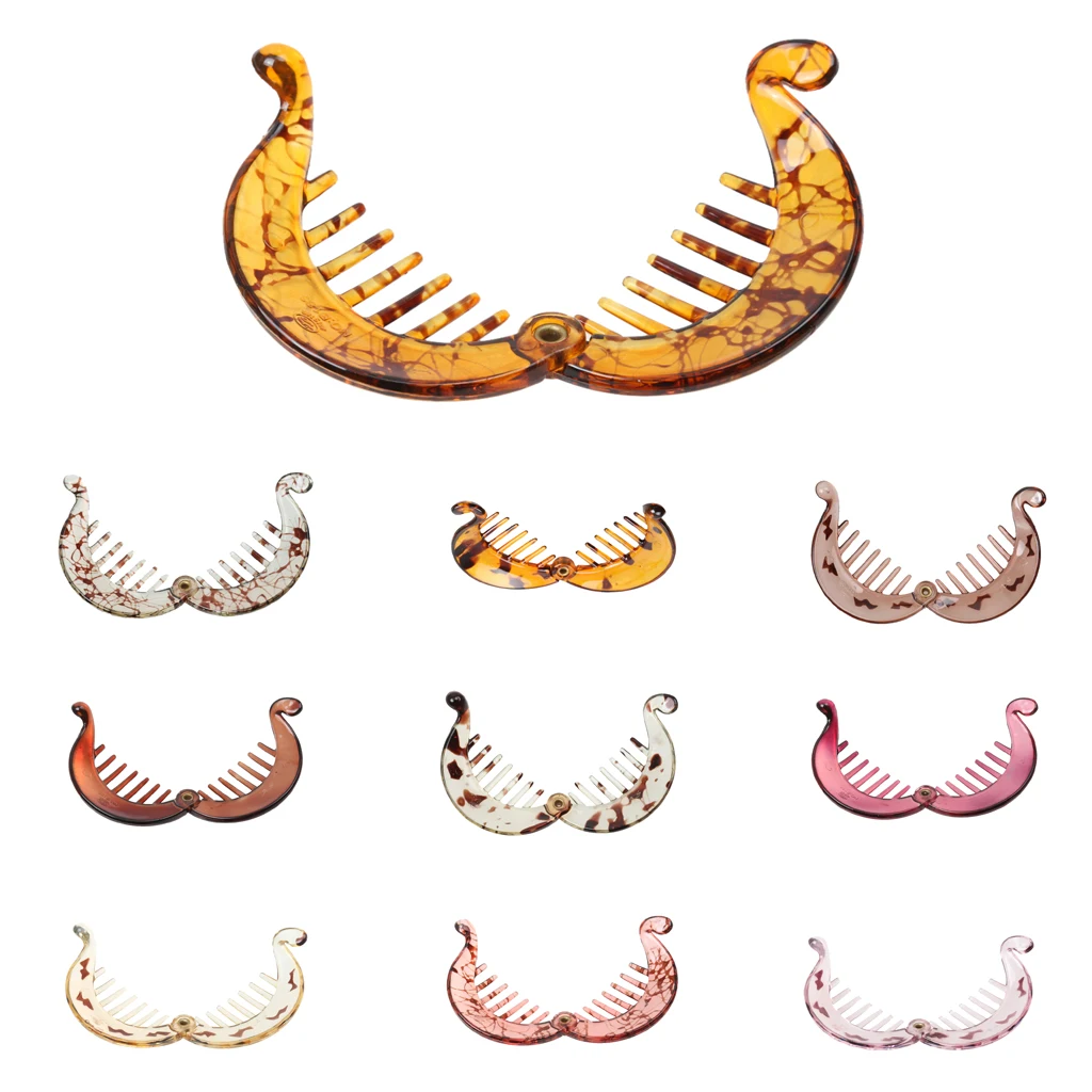 10 Colors 6.5 cm Phenovo Banana/Fish Hair Clips Barrette Comb Ponytail Holder Accessories
10 Colors 6.5 cm Phenovo Banana/Fish Hair Clips Barrette Comb Ponytail Holder Accessories