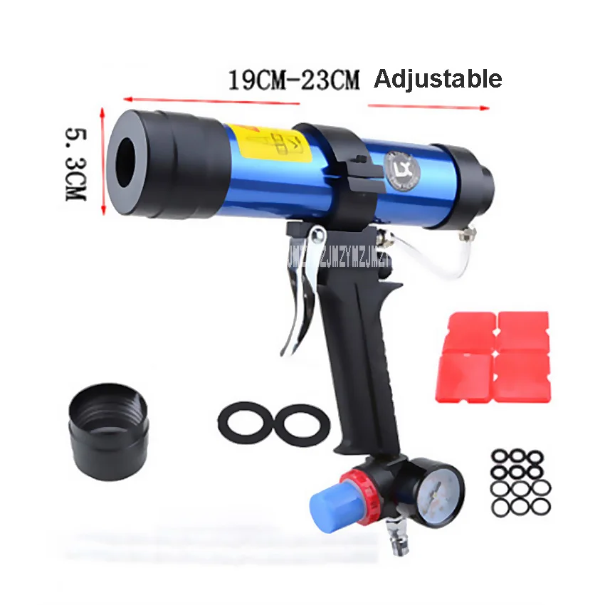 New Arrival Pneumatic Caulking Gun Set 310ML Glass Glue Air Rubber Guns Tool Hard Glue Gun With Watch Valve 19CM-23CM Adjustable
New Arrival Pneumatic Caulking Gun Set 310ML Glass Glue Air Rubber Guns Tool Hard Glue Gun With Watch Valve 19CM-23CM Adjustable