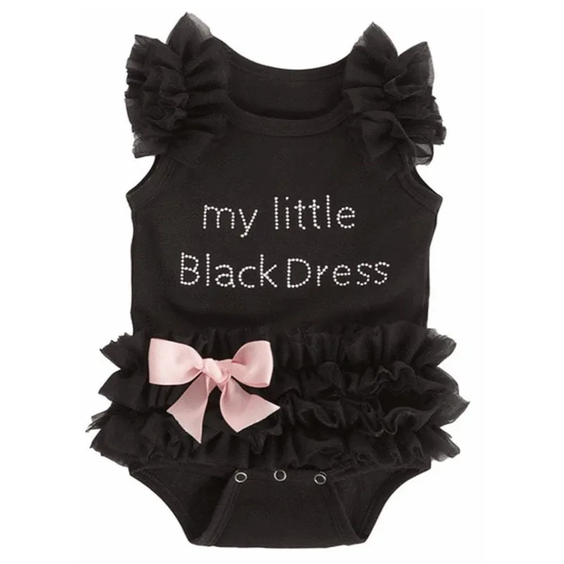 Toddler Baby My Little Black Romper Summer Newborn Jumpsuit Outfits Tulle Ruffles Bow Romper Jumpsuit Infant Clothing
Toddler Baby My Little Black Romper Summer Newborn Jumpsuit Outfits Tulle Ruffles Bow Romper Jumpsuit Infant Clothing