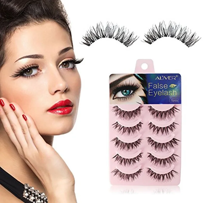 5 Pairs Long Cross False Eyelashes Reusable Charming Natural 3D Fake Thick Black Eye Lashes Soft Fake Lash
5 Pairs Long Cross False Eyelashes Reusable Charming Natural 3D Fake Thick Black Eye Lashes Soft Fake Lash