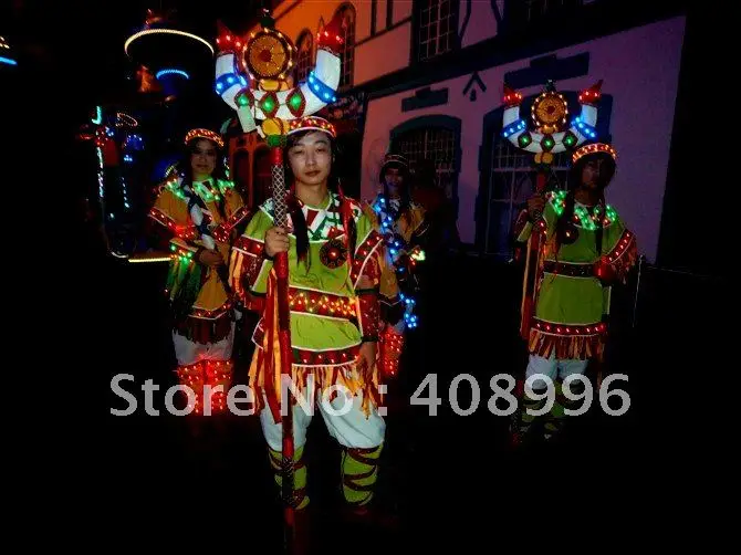 LED luminous dress for performance/Carnival dress/Light-up costumes/Amusement park series 06
LED luminous dress for performance/Carnival dress/Light-up costumes/Amusement park series 06