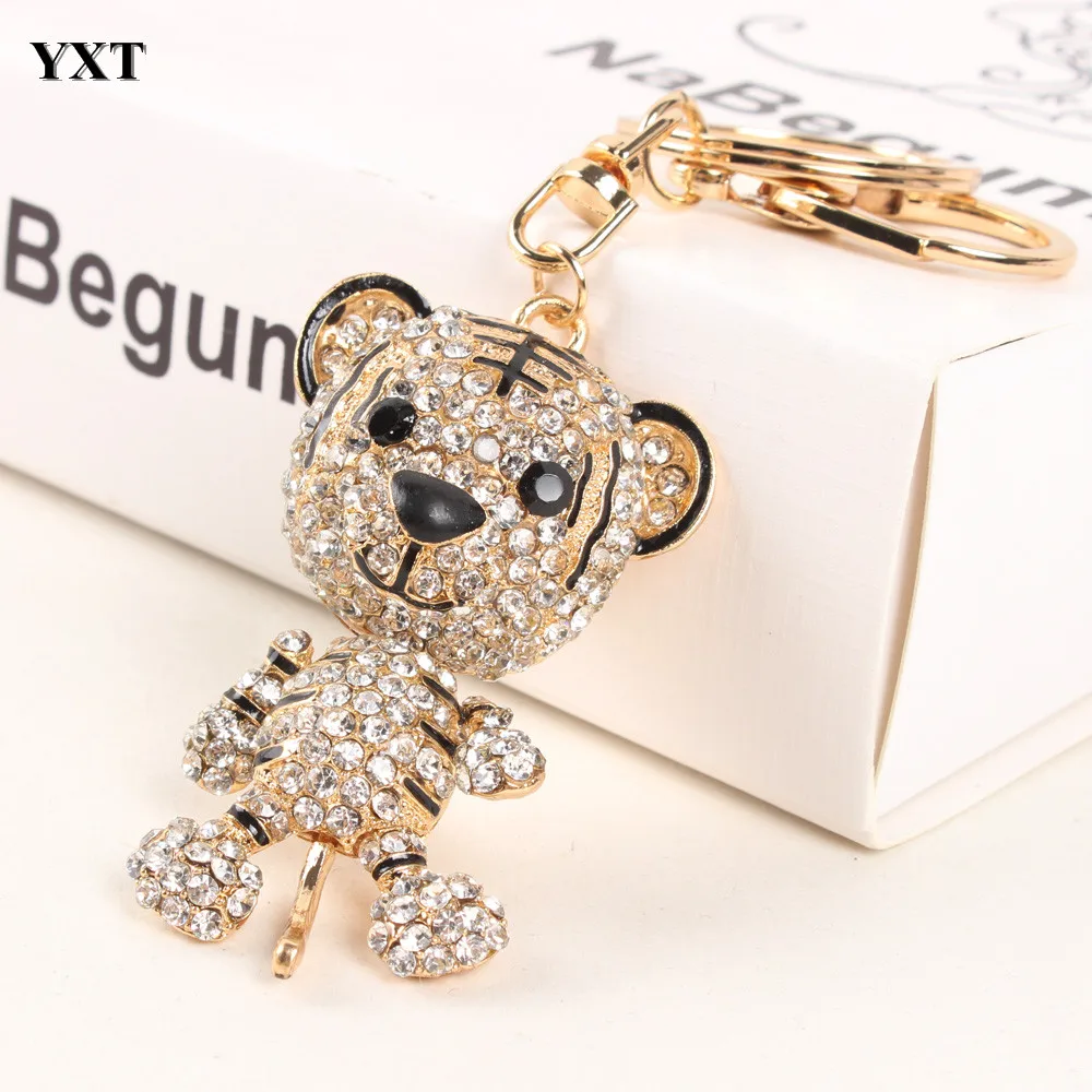 Tiger King Lovely Foot Hand Move Rhinestone Crystal Charm Pendant Purse Bag Car Key Ring chain Women Jewelry New Gift
Tiger King Lovely Foot Hand Move Rhinestone Crystal Charm Pendant Purse Bag Car Key Ring chain Women Jewelry New Gift