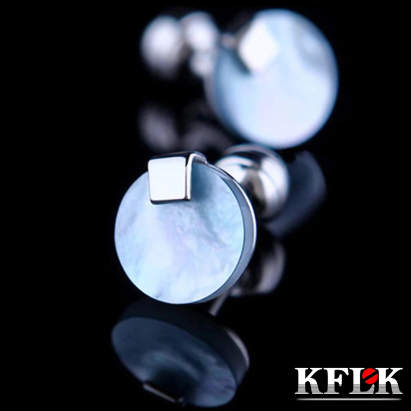 KFLK Jewelry shirt Fashion cufflink for mens Brand Blue Shell cuff links Button High Quality Luxury Wedding Groom guests
KFLK Jewelry shirt Fashion cufflink for mens Brand Blue Shell cuff links Button High Quality Luxury Wedding Groom guests