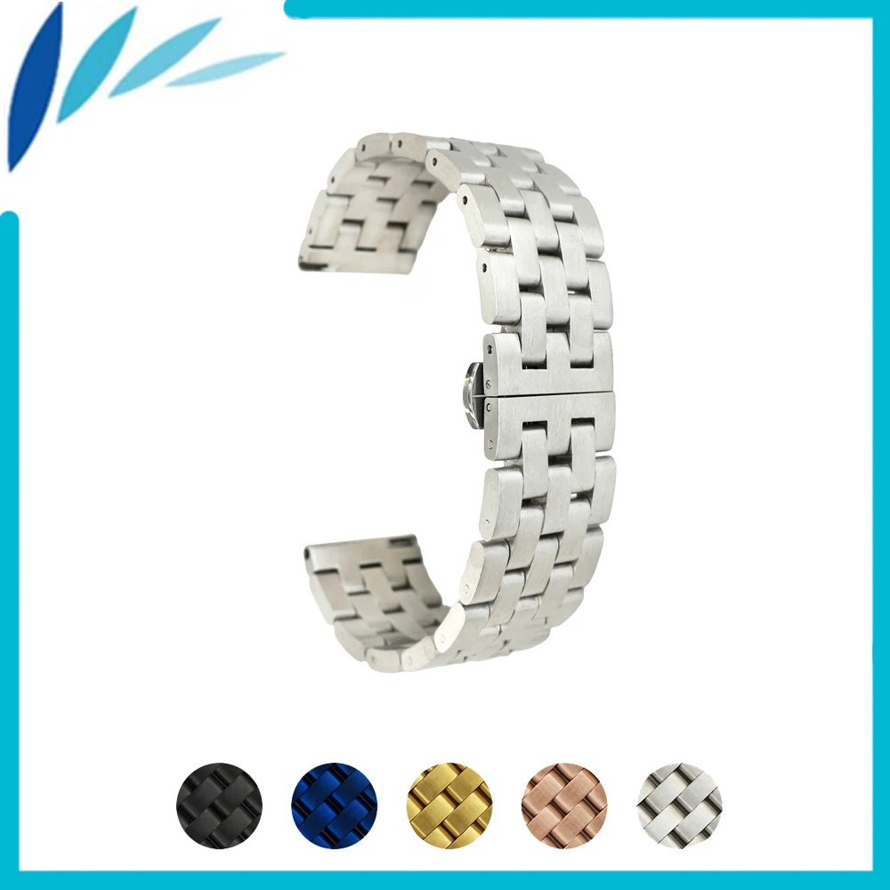 Stainless Steel Watch Band 20mm 22mm Universal Watchband Butterfly Buckle Strap Quick Release Loop Belt Bracelet Black Silver
Stainless Steel Watch Band 20mm 22mm Universal Watchband Butterfly Buckle Strap Quick Release Loop Belt Bracelet Black Silver