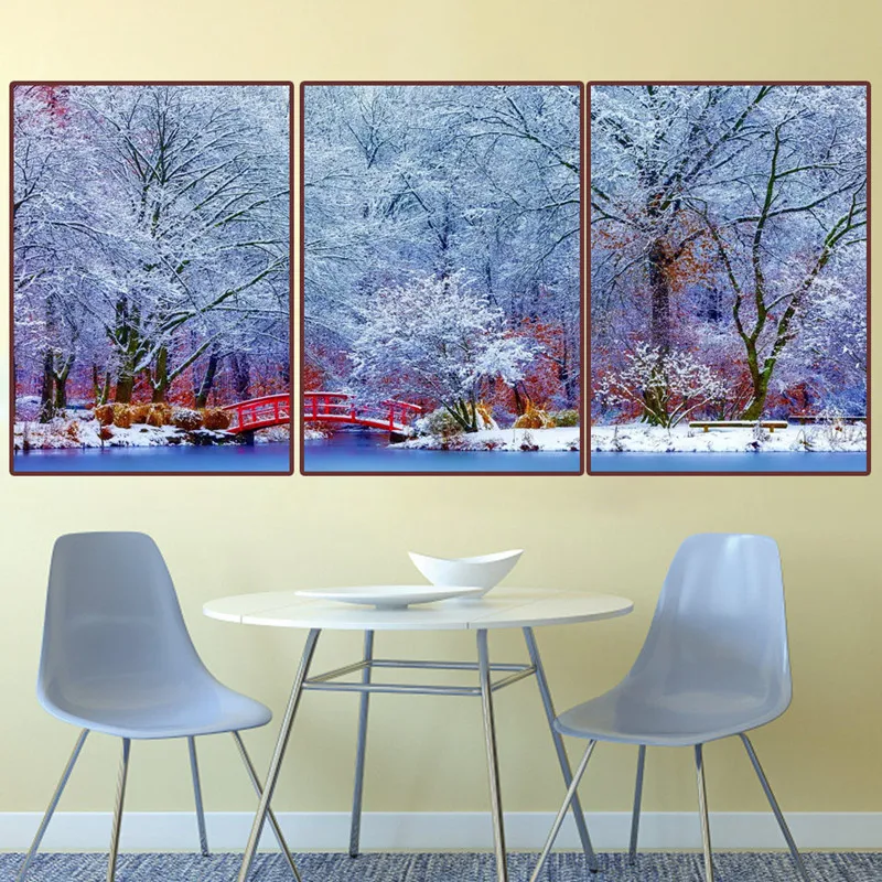 3D DIY Diamond painting,living room/bedroom decoration,diamond mosaic picture,Snow scene,bridge,Unfinished Diamond Embroidery
3D DIY Diamond painting,living room/bedroom decoration,diamond mosaic picture,Snow scene,bridge,Unfinished Diamond Embroidery