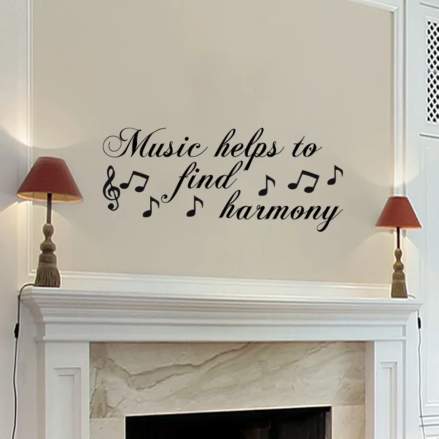 ZOOYOO Music Helps To Find Harmony Wall Sticker Musical Notes Removable Art Home Decor Living Room Vinyl Decals
ZOOYOO Music Helps To Find Harmony Wall Sticker Musical Notes Removable Art Home Decor Living Room Vinyl Decals