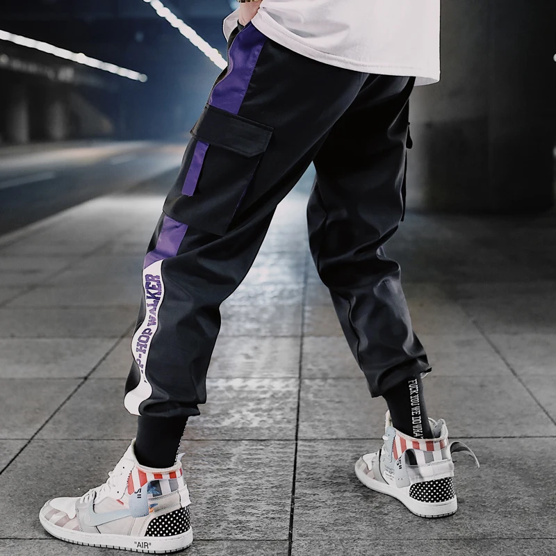 Men's Side Pockets Cargo Letters Printed Harem Pants Hip Hop Casual Tatical Joggers Trousers Fashion Casual Streetwear Pants
Men's Side Pockets Cargo Letters Printed Harem Pants Hip Hop Casual Tatical Joggers Trousers Fashion Casual Streetwear Pants
