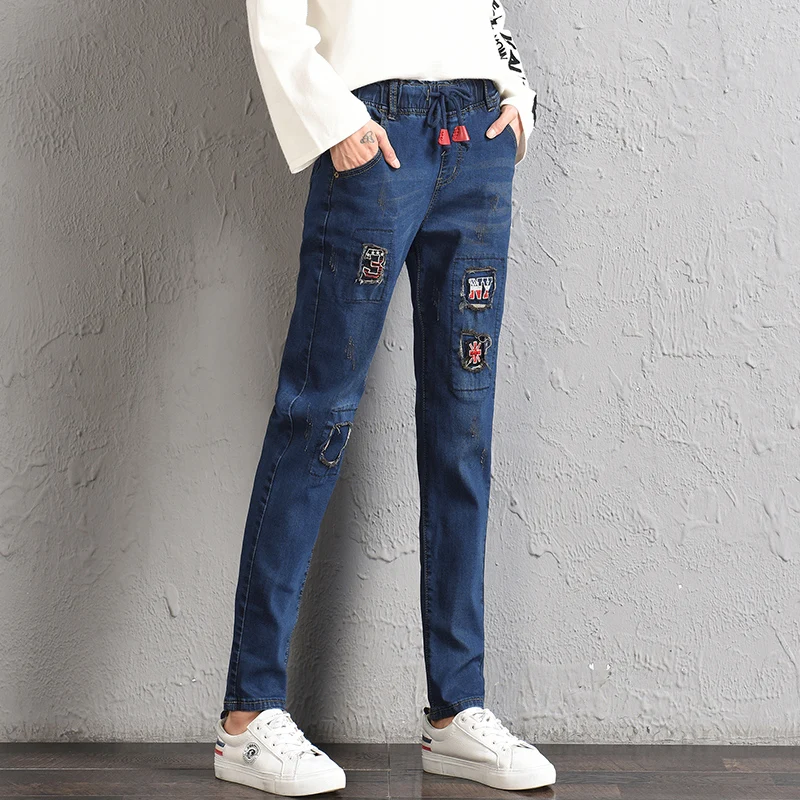Plus Size Women Winter Harem Pants Elastic Pants Jeans Casual Cotton Vintage Fashion Large Size Loose Retro Blue Jeans
Plus Size Women Winter Harem Pants Elastic Pants Jeans Casual Cotton Vintage Fashion Large Size Loose Retro Blue Jeans