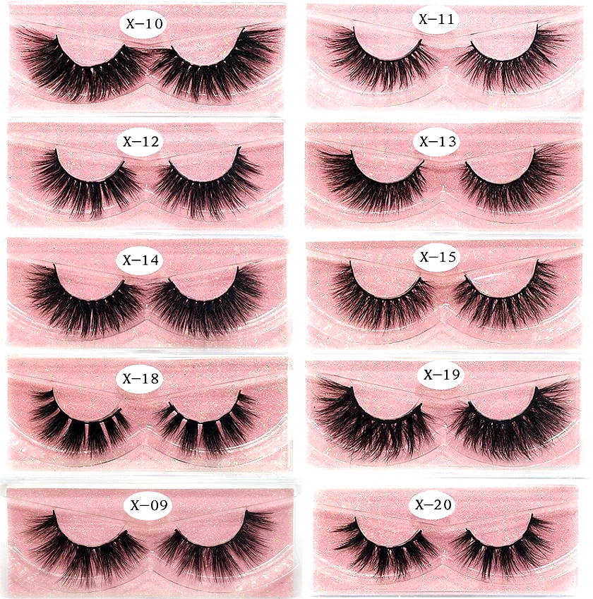 Mink Eyelashes Hand Made Crisscross False Eyelashes Cruelty Free Dramatic 3D Mink Lashes Long Lasting Faux Cils for Makeup Tools
Mink Eyelashes Hand Made Crisscross False Eyelashes Cruelty Free Dramatic 3D Mink Lashes Long Lasting Faux Cils for Makeup Tools