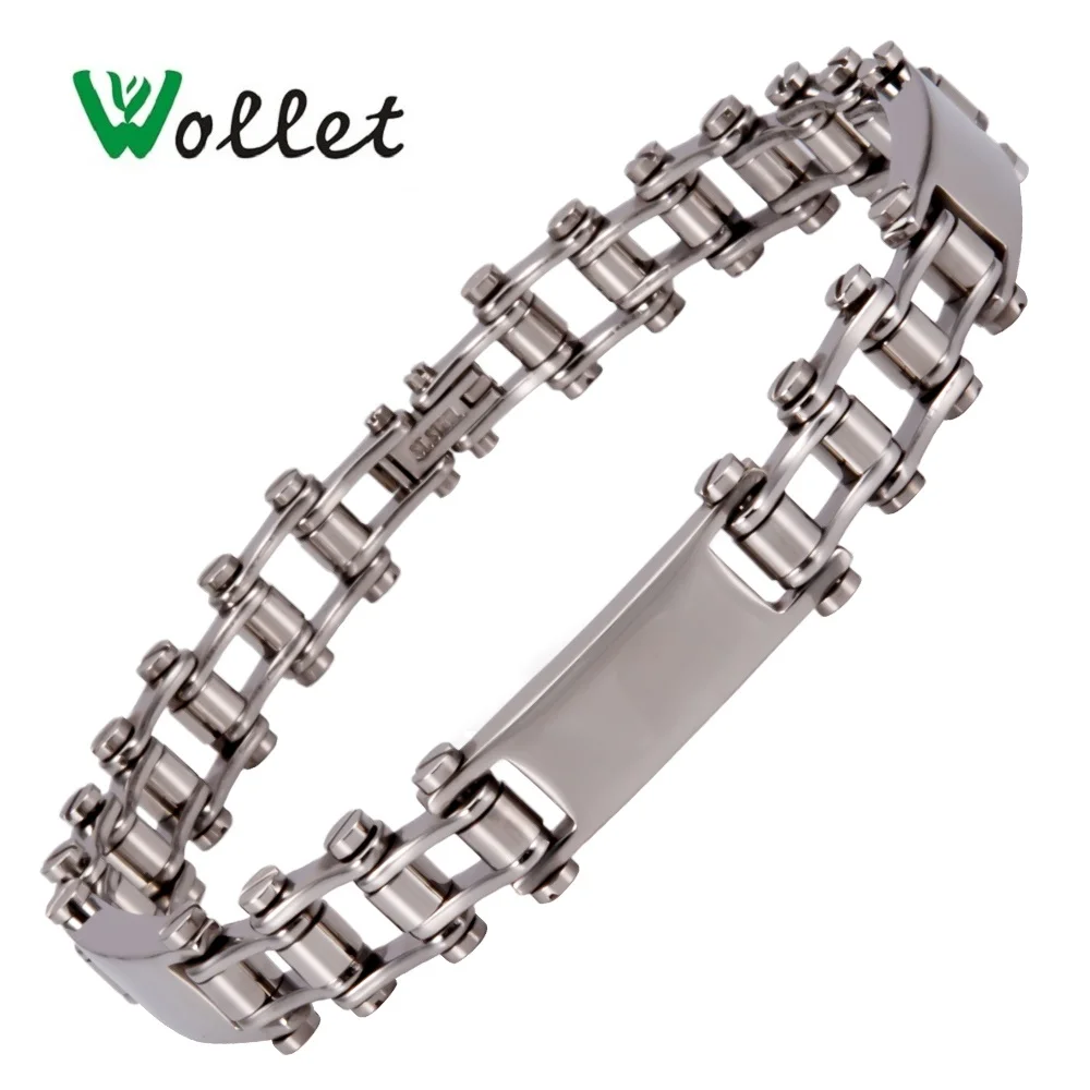 Wollet Jewelry Punk Biker Bicycle Motorcycle Chain Stainless Steel Bracelet Bangle For Women Men Silver Color No Plating
Wollet Jewelry Punk Biker Bicycle Motorcycle Chain Stainless Steel Bracelet Bangle For Women Men Silver Color No Plating