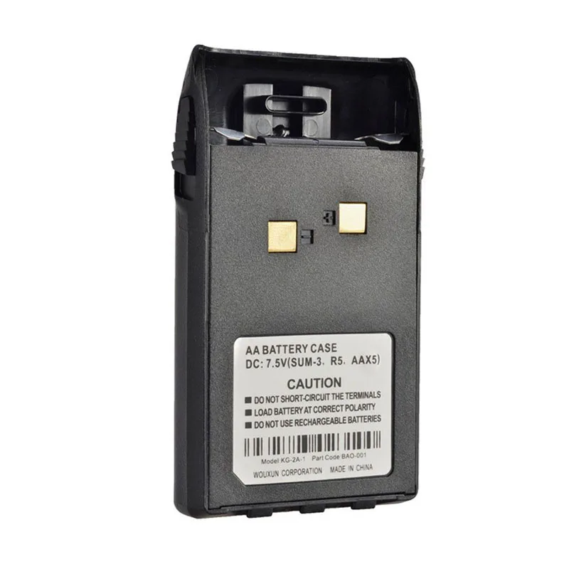 Replace 7.5V 1400mah 5xAA Battery Case Shell with Belt Clip for Wouxun KG-UVD1P KG-UV6D KG669P 679P 639P 689P 839 Walkie Talkie
Replace 7.5V 1400mah 5xAA Battery Case Shell with Belt Clip for Wouxun KG-UVD1P KG-UV6D KG669P 679P 639P 689P 839 Walkie Talkie