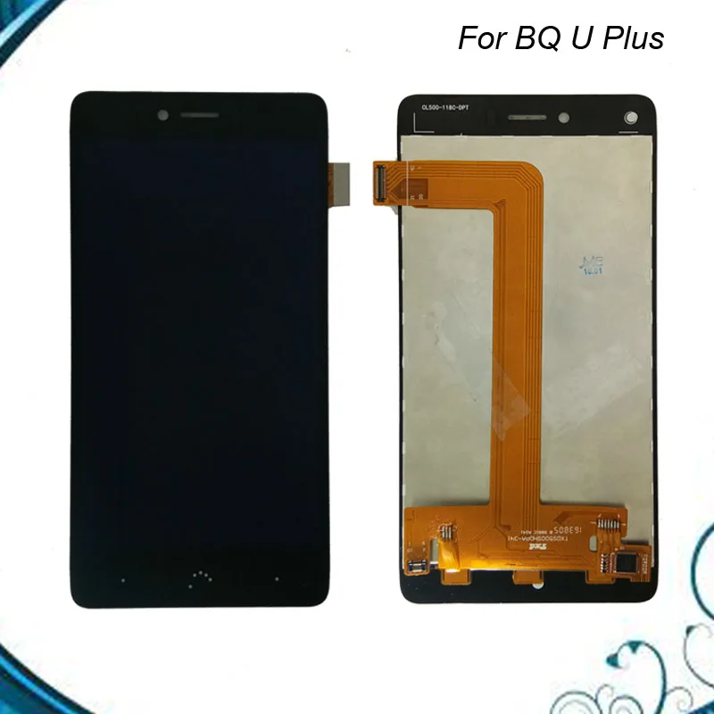 ЖК дисплей для BQ Aquaris U Plus lite кодирующий преобразователь сенсорного экрана в сборе