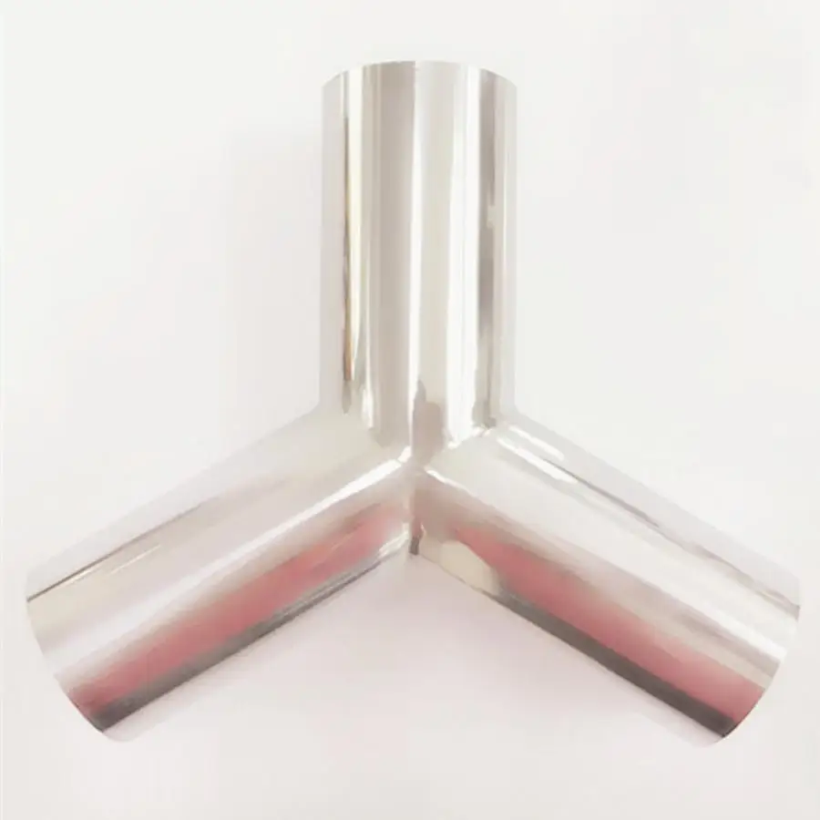 89mm 3.5" Pipe OD Butt Welding Y Shaped 3 Way SUS 304 Stainless Steel Sanitary Fitting Spliter Homebrew Beer Wine
89mm 3.5" Pipe OD Butt Welding Y Shaped 3 Way SUS 304 Stainless Steel Sanitary Fitting Spliter Homebrew Beer Wine