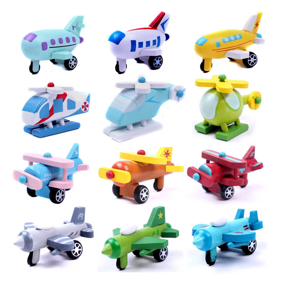 12pcs/Set Multi-pattern Airplane Model Mini Wooden Car Airplane Toys for Baby Kids Educational Toys Birthday Gifts Toy
12pcs/Set Multi-pattern Airplane Model Mini Wooden Car Airplane Toys for Baby Kids Educational Toys Birthday Gifts Toy