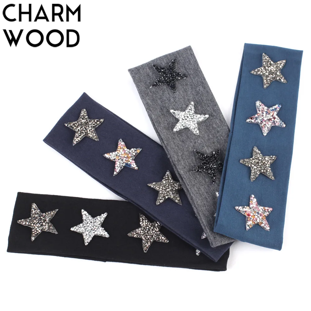 5.5 cm Wide Kids Cotton Headband New Spring Star Rhinestone Flat Headband for Girls Newborn Hair Band with Applique DQ704C
5.5 cm Wide Kids Cotton Headband New Spring Star Rhinestone Flat Headband for Girls Newborn Hair Band with Applique DQ704C