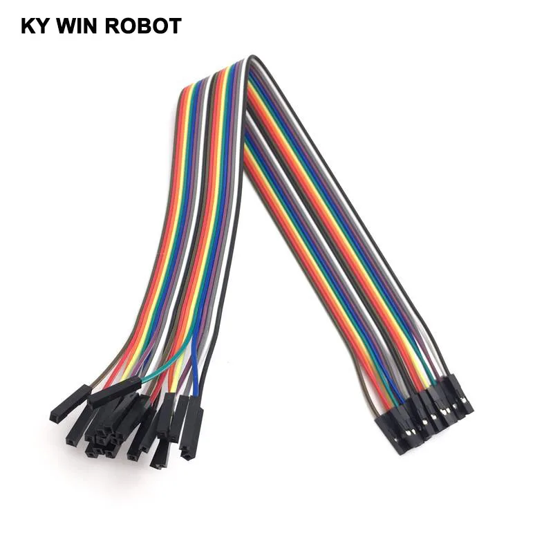 DuPont line 20pcs 30cm 2.54mm 1p-1p Pin Female to Female Color Breadboard Cable Jump Wire Jumper For Arduino
DuPont line 20pcs 30cm 2.54mm 1p-1p Pin Female to Female Color Breadboard Cable Jump Wire Jumper For Arduino