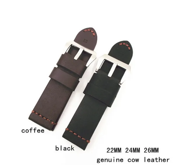 1PCS watch bands genuine cow leather watch straps Crazy horse leather 22MM 24MM 26MM black coffee color -4303
1PCS watch bands genuine cow leather watch straps Crazy horse leather 22MM 24MM 26MM black coffee color -4303