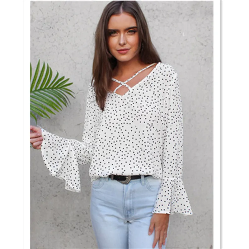 Spring autumn new fashion casual soft Easy polka dot chiffon shirt Unique Design sweet lovely butterfly sleeve shirt blouses
Spring autumn new fashion casual soft Easy polka dot chiffon shirt Unique Design sweet lovely butterfly sleeve shirt blouses